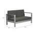 Zuo Cosmopolitan Sofa Dark Gray - Bed & Sofa Hub