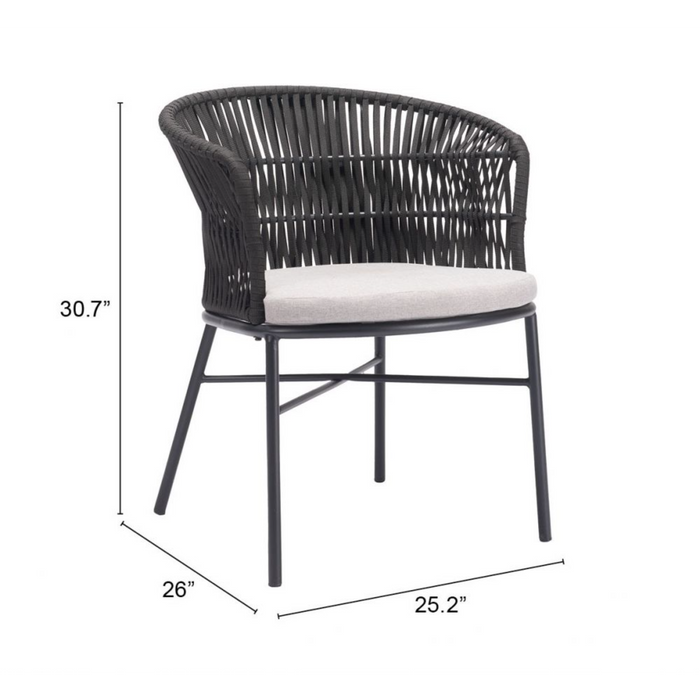 Zuo Freycinet Dining Chair Black - Bed & Sofa Hub