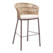 Zuo Freycinet Barstool Natural - Bed & Sofa Hub