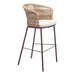 Zuo Freycinet Barstool Natural - Bed & Sofa Hub
