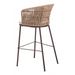 Zuo Freycinet Barstool Natural - Bed & Sofa Hub