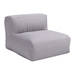 Zuo Luanda Middle Chair Gray - Bed & Sofa Hub
