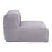 Zuo Luanda Middle Chair Gray - Bed & Sofa Hub