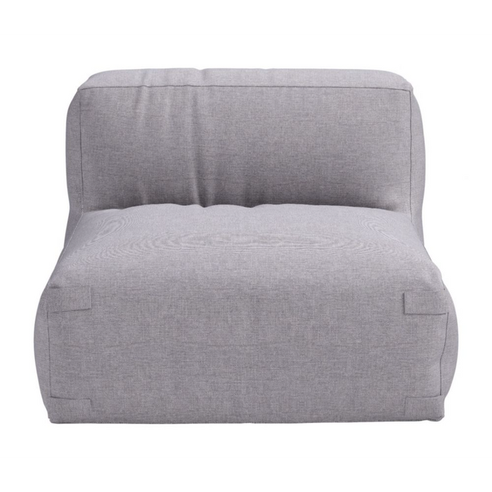 Zuo Luanda Middle Chair Gray - Bed & Sofa Hub