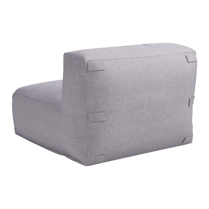 Zuo Luanda Middle Chair Gray - Bed & Sofa Hub