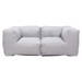 Zuo Luanda Middle Chair Gray - Bed & Sofa Hub