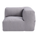 Zuo Luanda Corner Chair Gray - Bed & Sofa Hub