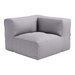 Zuo Luanda Corner Chair Gray - Bed & Sofa Hub