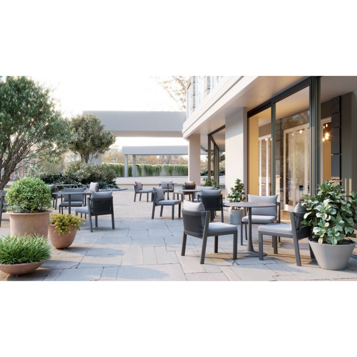 Zuo Soleil Dining Table Gray - Bed & Sofa Hub