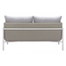 Zuo Frais Loveseat Gray - Bed & Sofa Hub