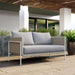 Zuo Frais Loveseat Gray - Bed & Sofa Hub