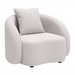 Zuo Sunny Isles Accent Chair Beige - Bed & Sofa Hub