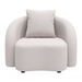 Zuo Sunny Isles Accent Chair Beige - Bed & Sofa Hub