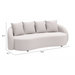 Zuo Sunny Isles Sofa Beige - Bed & Sofa Hub