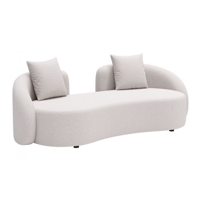 Zuo Sunny Isles Loveseat Beige - Bed & Sofa Hub