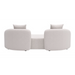 Zuo Sunny Isles Loveseat Beige - Bed & Sofa Hub