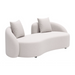 Zuo Sunny Isles Loveseat Beige - Bed & Sofa Hub