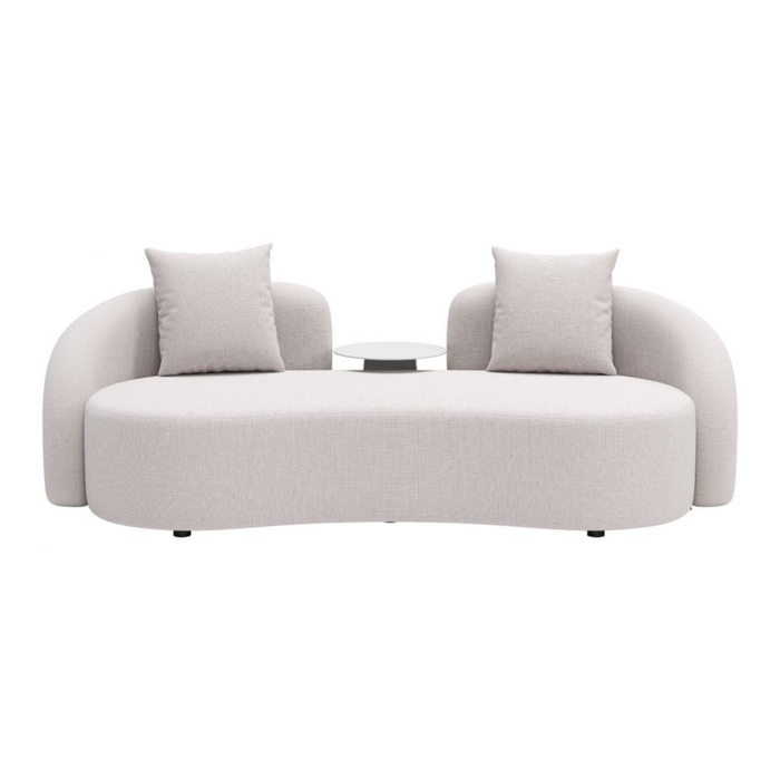 Zuo Sunny Isles Loveseat Beige - Bed & Sofa Hub