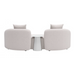 Zuo Sunny Isles Loveseat Beige - Bed & Sofa Hub