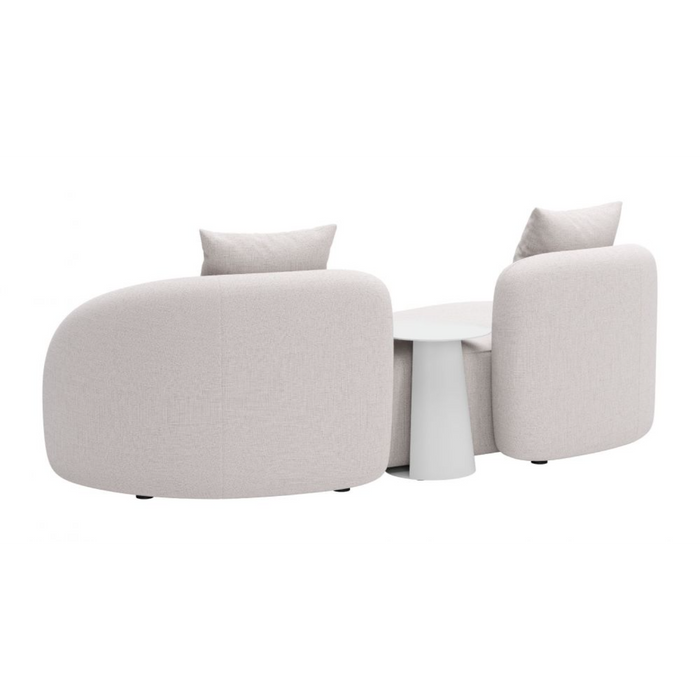 Zuo Sunny Isles Side Table White - Bed & Sofa Hub