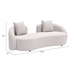 Zuo Sunny Isles Loveseat Beige - Bed & Sofa Hub