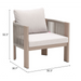 Zuo Rebel Accent Chair Beige - Bed & Sofa Hub