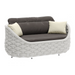 Zuo Coral Reef Loveseat Gray - Bed & Sofa Hub