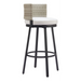 Zuo Midnight Wave Barstool White - Bed & Sofa Hub