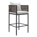 Zuo Palm Paradise Barstool Gray - Bed & Sofa Hub