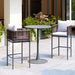 Zuo Soleil Bar Table Gray - Bed & Sofa Hub