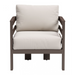 Zuo Bal Harbor Armchair White - Bed & Sofa Hub