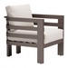 Zuo Bal Harbor Armchair White - Bed & Sofa Hub