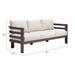 Zuo Bal Harbor Sofa White - Bed & Sofa Hub