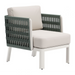 Zuo Bridgehampton Armchair White - Bed & Sofa Hub