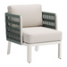 Zuo Bridgehampton Armchair White - Bed & Sofa Hub