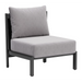 Zuo Horizon Accent Chair Gray - Bed & Sofa Hub