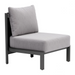 Zuo Horizon Accent Chair Gray - Bed & Sofa Hub
