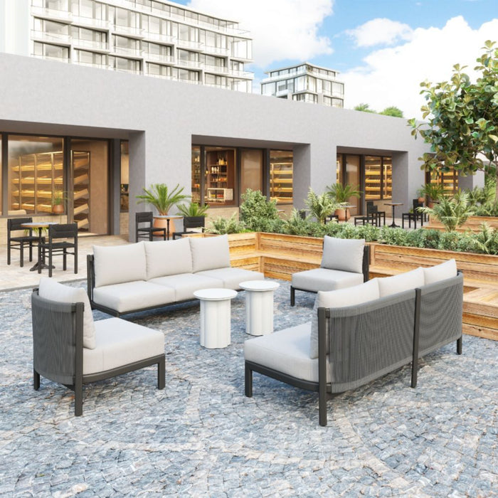 Zuo Horizon Accent Chair Gray - Bed & Sofa Hub