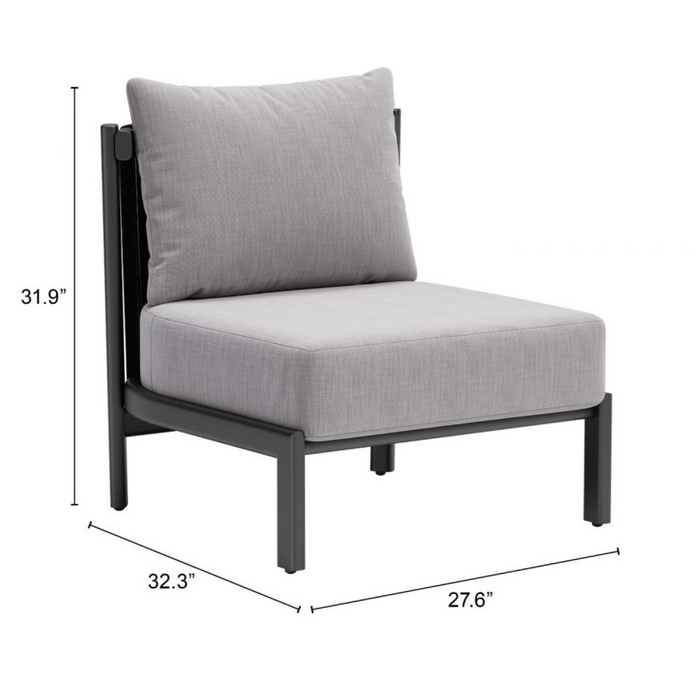 Zuo Horizon Accent Chair Gray - Bed & Sofa Hub
