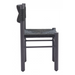 Zuo Iska Dining Chair Black - Bed & Sofa Hub