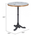 Zuo Gazebo Dining Table Multicolor - Bed & Sofa Hub