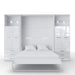Maxima House Vertical Murphy Bed Invento. European Queen + 2 cabinets IN160V-10W - Bed & Sofa Hub