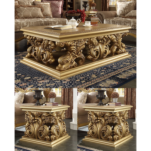 Homey Design Hd-8016 – 3 Pc Coffee Table Set Accent Furniture - Bed & Sofa Hub