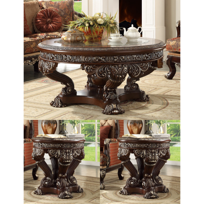 Homey Design Hd-8017 – 3 Pc Coffee Table Set Accent Furniture - Bed & Sofa Hub