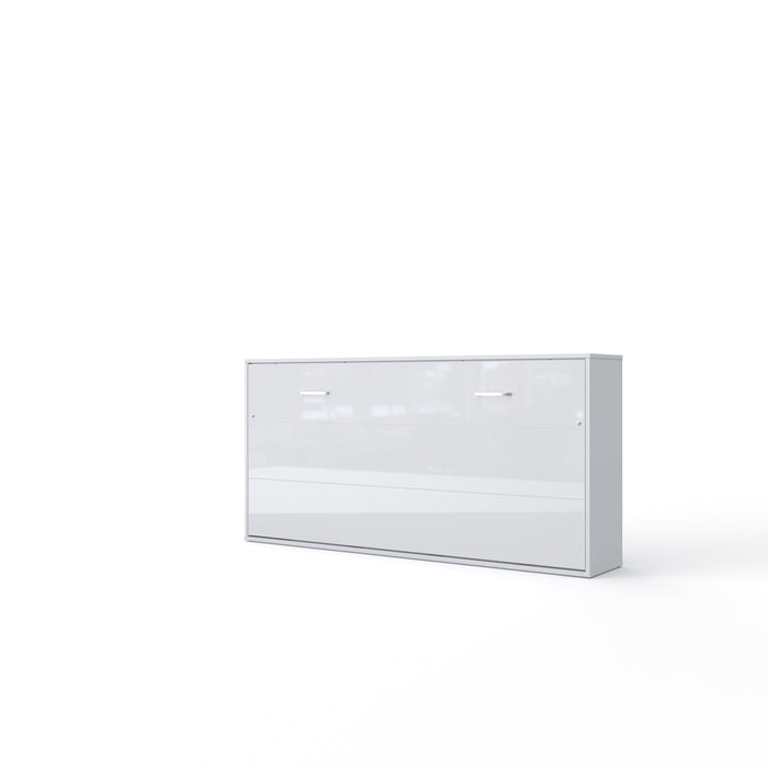 Maxima House Horizontal Murphy Bed INVENTO , European Twin Size with mattress IN-06W - Bed & Sofa Hub