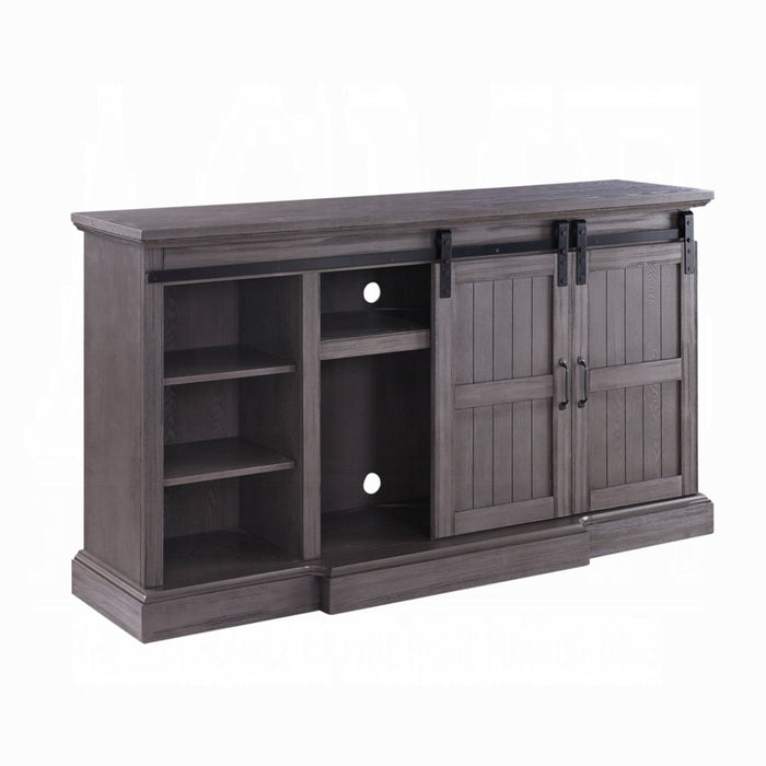 ACME Admon Tv Stand W/Fireplace - Bed & Sofa Hub