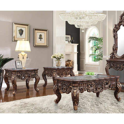 Homey Design Hd-998 C – 3 Pc Coffee Table Set Accent Furniture - Bed & Sofa Hub