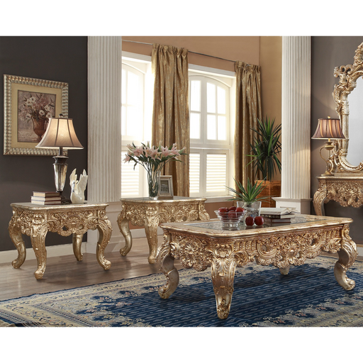 Homey Design Hd-998 G – 3 Pc Coffee Table Set Accent Furniture - Bed & Sofa Hub