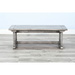 Sunny Designs Wood Side Bench Gray - Bed & Sofa Hub