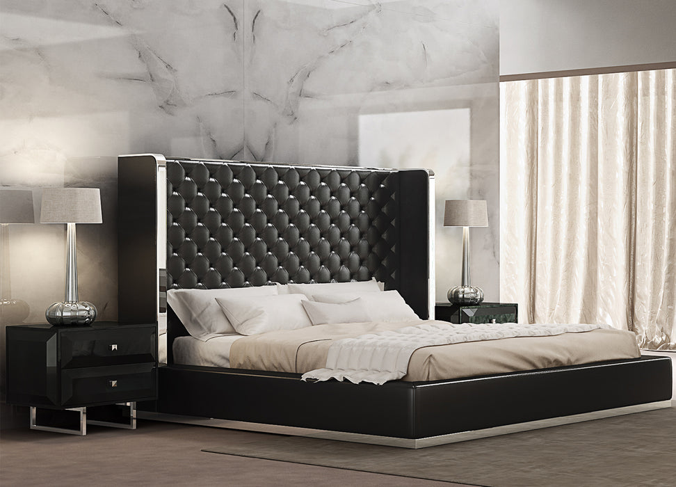 Whiteline Modern Living Abrazo King Bed BK1356P - Bed & Sofa Hub